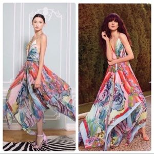 ALICE + OLIVIA Orly Handkerchief Dress